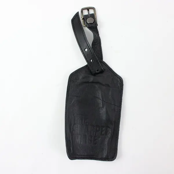 Sharper Image Radio Shoulder Strap w/ HARPER LIFE Leather Pouch Locks