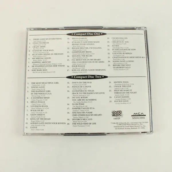 50 Number One Country Hits 2-CD Set 1996 #144329 