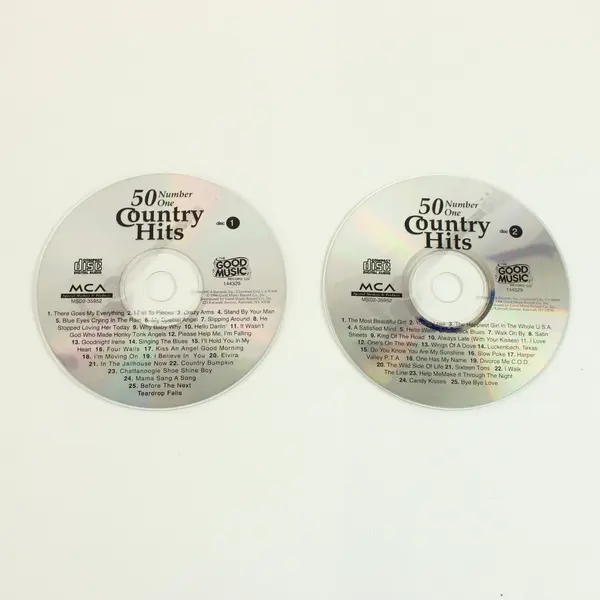 50 Number One Country Hits 2-CD Set 1996 #144329 