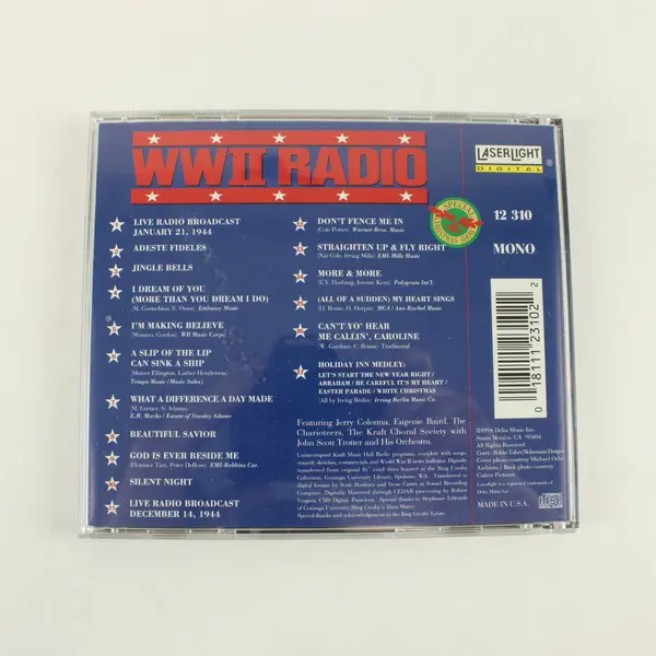 Bing Crosby WWII Radio Christmas Special CD, Armed Forces Broadcast 1944