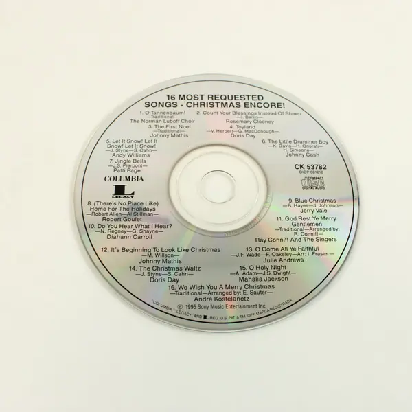 Christmas Encore! 16 Most Requested Holiday Songs CD Various 1995 #CK 53782 
