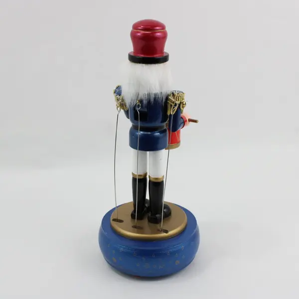 Jetec Handmade Animated Musical Drumming Soldier Nutcracker Decoration