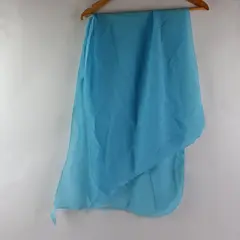 Brigitte Couture Light Blue Stole Neck Wrap Shawl Scarf