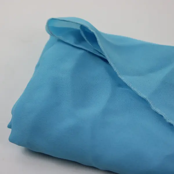 Brigitte Couture Light Blue Stole Neck Wrap Shawl Scarf