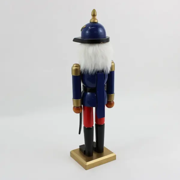 Holiday Inspirations Soldier Nutcracker Red And Blue Uniform 15"