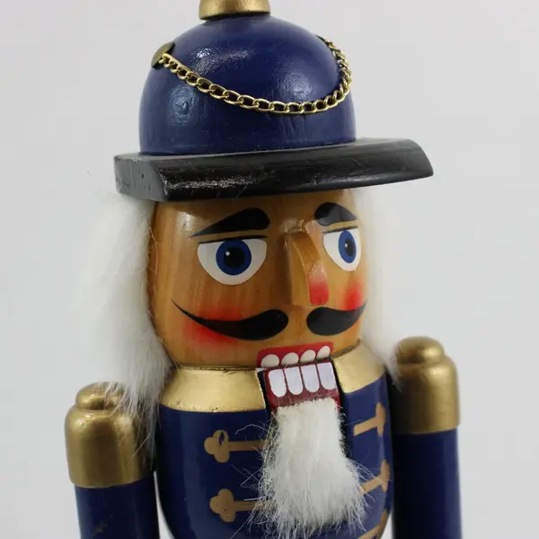 Holiday Inspirations Soldier Nutcracker Red And Blue Uniform 15"