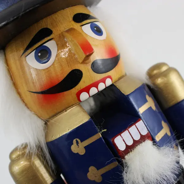 Holiday Inspirations Soldier Nutcracker Red And Blue Uniform 15"
