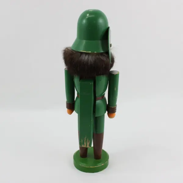 Erzgebirge Wooden Forester Nutcracker Germany 13.5 Inch As-Is