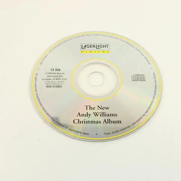 The New Andy Williams Christmas Album CD Holiday Classics 1998, #12 326 