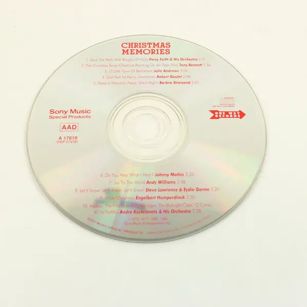 Christmas Memories CD 1993 Holiday Compilation Sony A 17819
