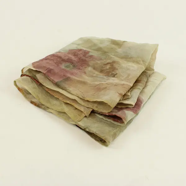 Beige Floral Lightweight Scarf Wrap