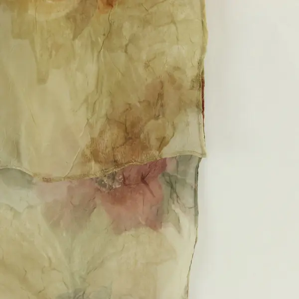 Beige Floral Lightweight Scarf Wrap