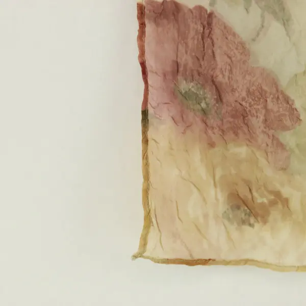 Beige Floral Lightweight Scarf Wrap