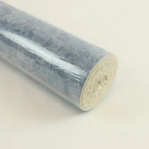 Imperial Blue Marble Prepasted Vinyl Wallpaper Roll 56.08 Sq Ft