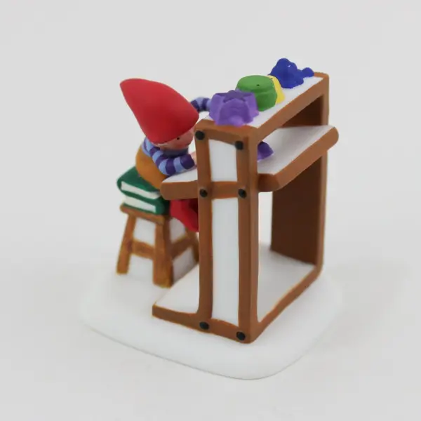 2002 Department 56 North Pole More Play-Doh Please Set of 2 #56822 Retired