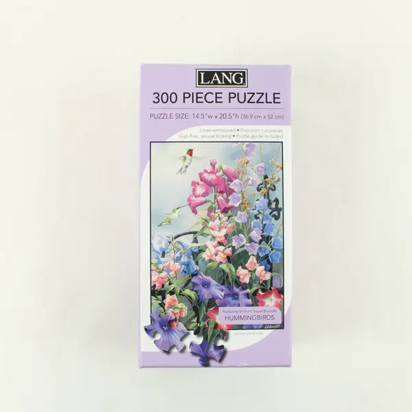 Lang Susan Bourdet Hummingbirds & Flowers 300 Piece Jigsaw Puzzle