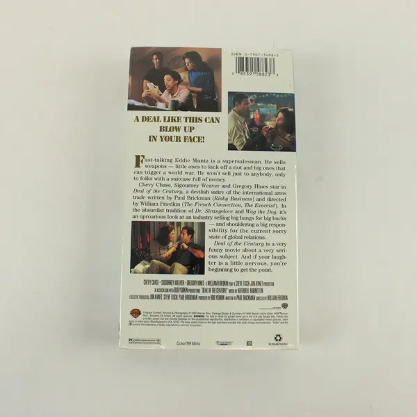 Deal of the Century VHS Movie 1998, #15882 Chevy Chase/Sigourney Weaver, Sealed 