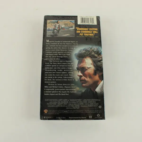 Magnum Force VHS 1998 Clint Eastwood Hal Holbrook Dirty Harry