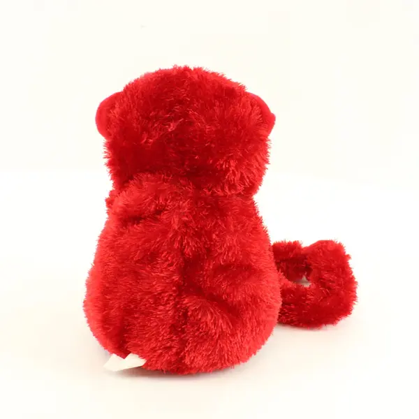 Caltoy Red Plush Monkey Stuffed Animal Oh Baby Heart 9.5in
