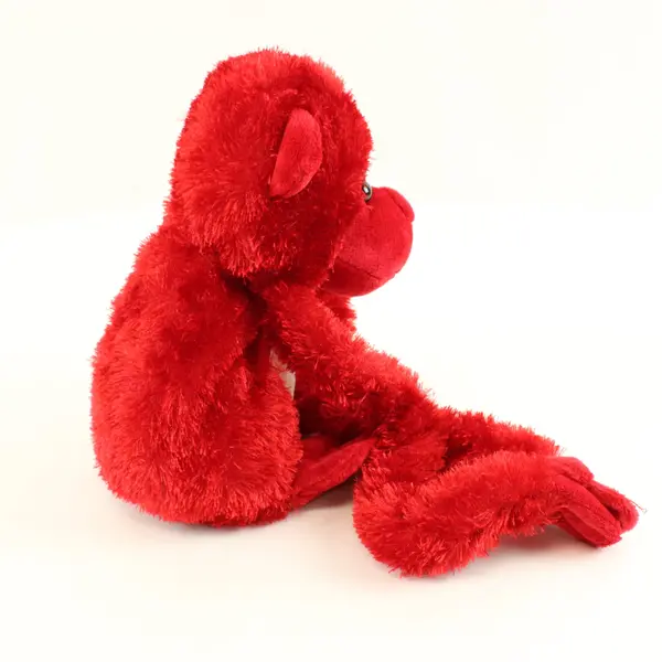 Caltoy Red Plush Monkey Stuffed Animal Oh Baby Heart 9.5in