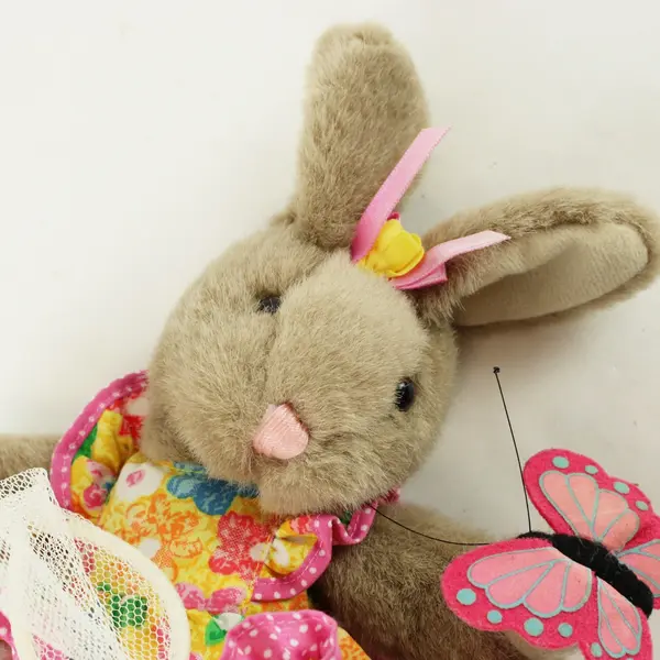 Russ Berrie Jasmine Sunshine Serenade Bunny Plush Model 4781 Floral Dress