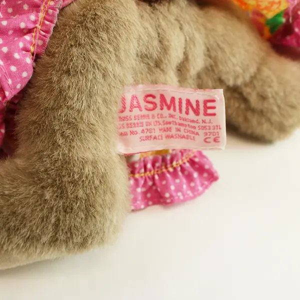 Russ Berrie Jasmine Sunshine Serenade Bunny Plush Model 4781 Floral Dress