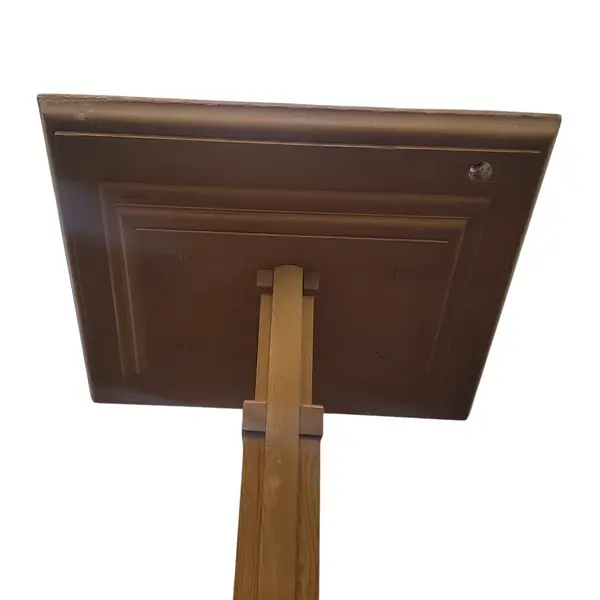 Wooden Floor Lectern Podium Stand With Shure Mic Mount - Local Pickup Only