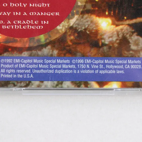 Nat King Cole Christmas Favorites CD 1996 EMI Capitol Music Pre-Owned