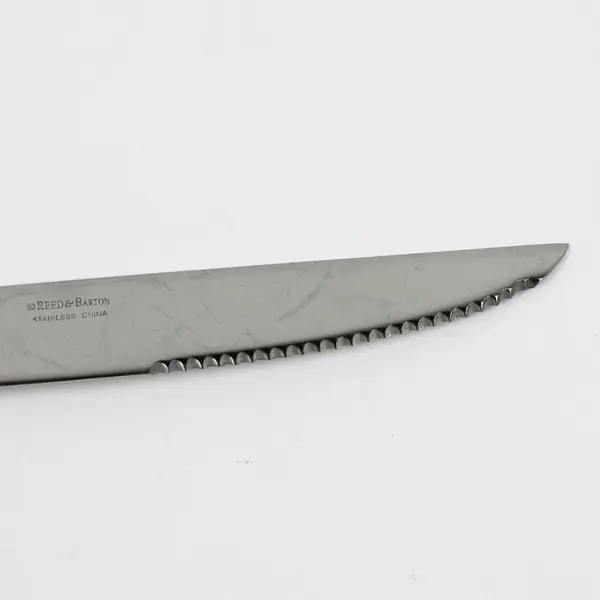 Reed & Barton Brookshire Stainless Solid Handle Steak Knife 9.75 Inches