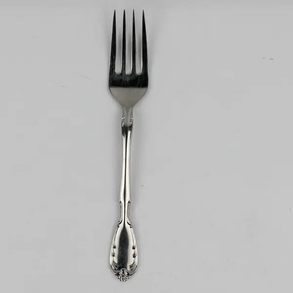 Noritake Serenade Pattern Med Cold Meat Serving Fork 18/8 Stainless 8.5 Inches