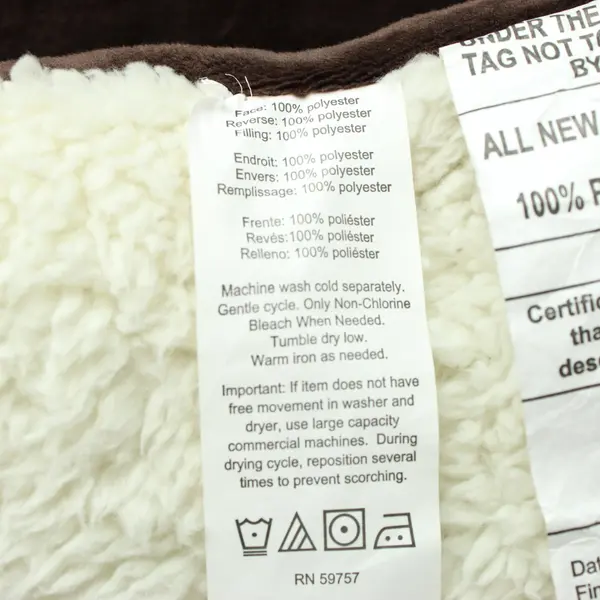 Keeco Sherpa Fleece Comforter Set Queen Size 90x92 Brown White + 2 Pillow Cases