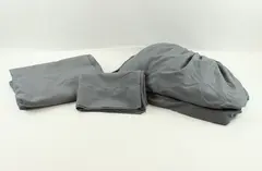 Mainstays 3-Piece Gray King Sheet Set Fitted Flat Sheet Pillowcase