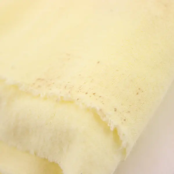 Pale Yellow Flannel Fabric 3-1/3 Yards x 45in Sewing Quilting