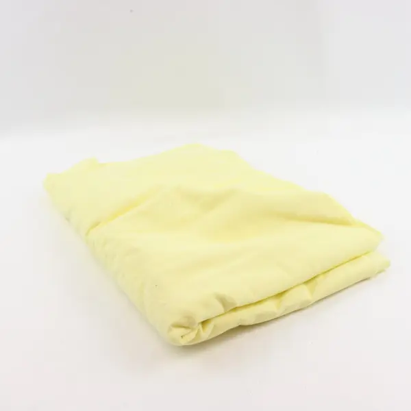 Pale Yellow Flannel Fabric 3-1/3 Yards x 45in Sewing Quilting