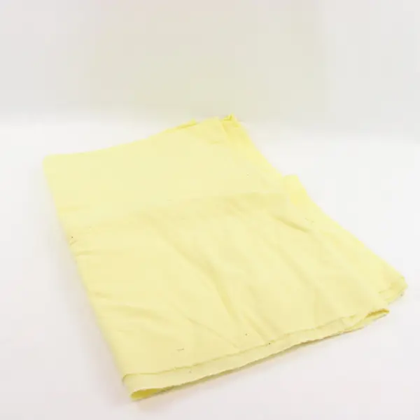 Pale Yellow Flannel Fabric 3-1/3 Yards x 45in Sewing Quilting