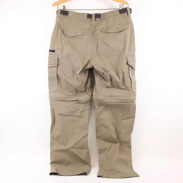 BC Clothing Men's Brown Zip-Off Cargo Pants Size Lx30 Convertible FLAWED