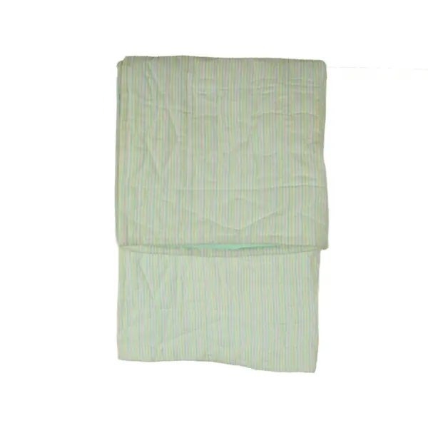 Vintage Embroidered Animal Baby Quilt 34 x 42 in FLAWED