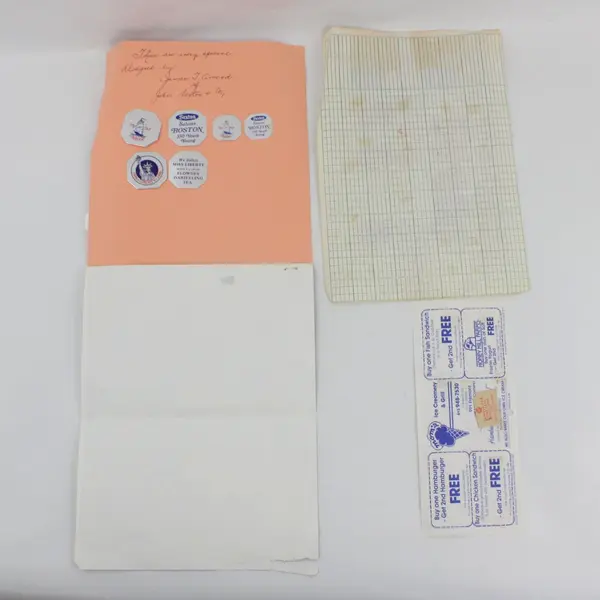 Vintage Tea Bag Tags Labels Collection 4 Sheets Ephemera