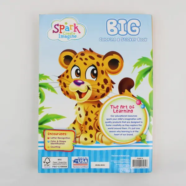 Spark Create Imagine Big Coloring & Sticker Book 50 plus Stickers 2022 Paperback