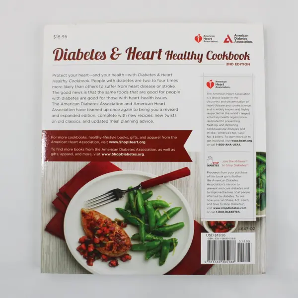 American Heart Association Diabetes & Heart Healthy Cookbook 2nd Ed 2014 PB