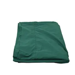 Forest Green Twin Flat Bed Sheet 64 x 96 Inch Bedding