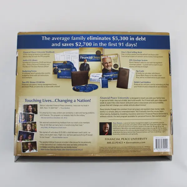 Dave Ramsey Financial Peace University Membership Kit  Open Box Good