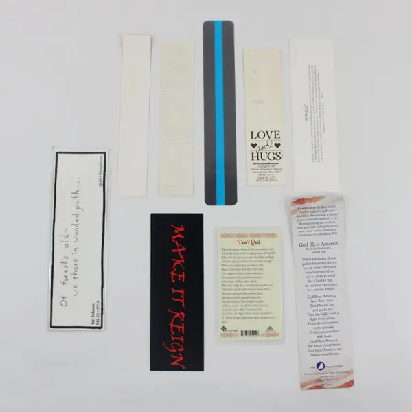 Lot of 9 Assorted Bookmarks Unique Designs Good Condition