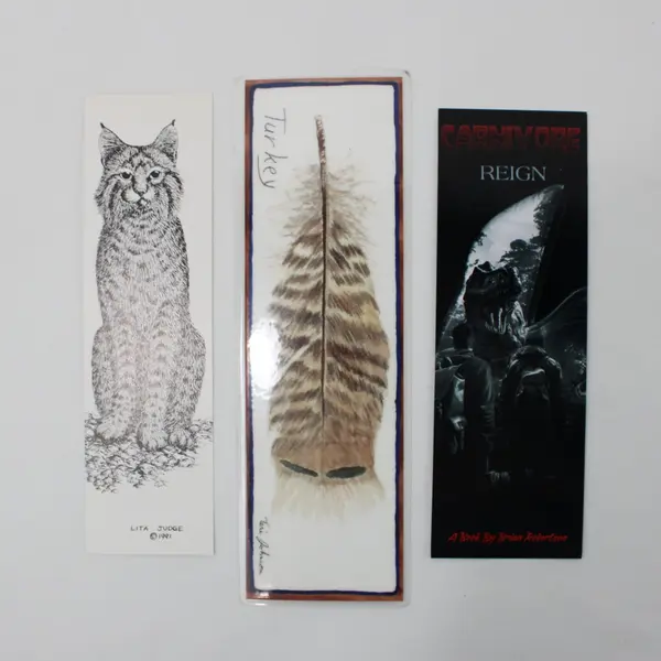 Lot of 9 Assorted Bookmarks Unique Designs Good Condition