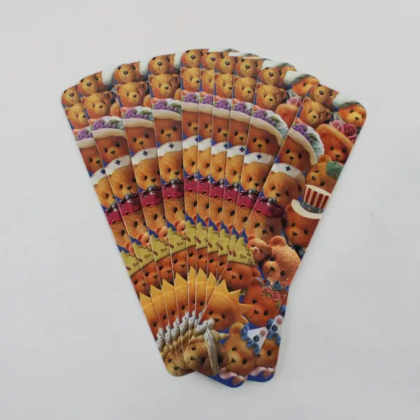 Lot of 10 1998 Enesco Cherished Teddies Club Collectible Bookmarks