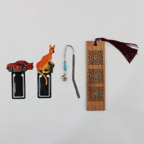 Lot of 4 Assorted Bookmarks Mixed Designs Reading Collectible Gift