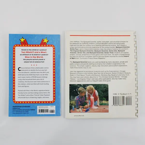 Backyard Scientist + Two Whats?! and a Wow! Think & Tinker Workbook Lot 2