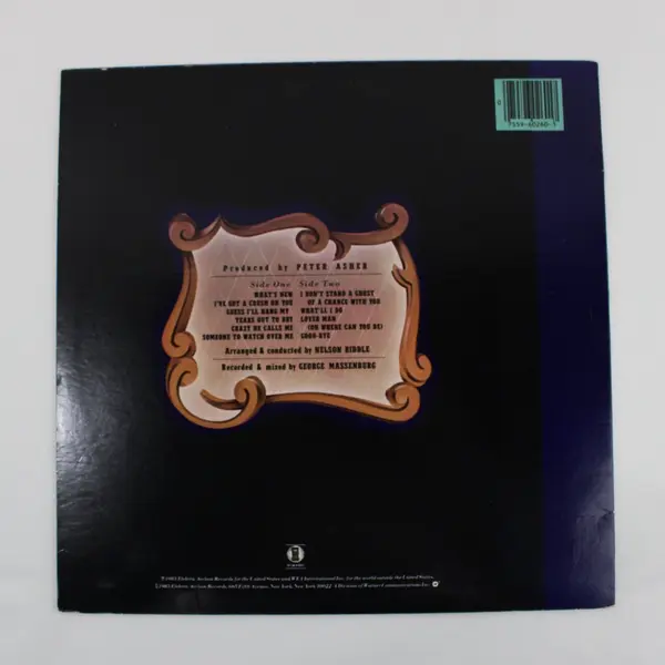 Linda Ronstadt Nelson Riddle Orchestra What's New 12" Vinyl Record 60260