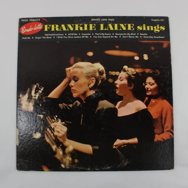 Frankie Laine Sings Rondo-lette Ultraphonic Hi-Fi 12" Vinyl LP