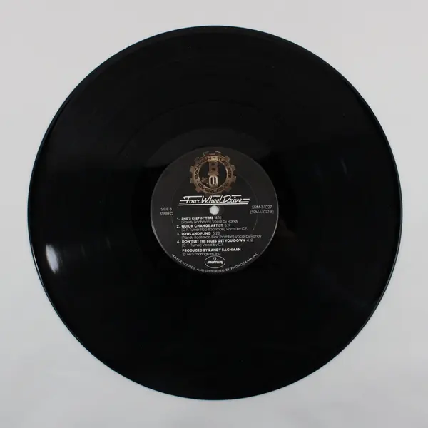 Bachman-Turner Overdrive Four Wheel Drive 12"  Vinyl Record Mercury SRM-1-1027